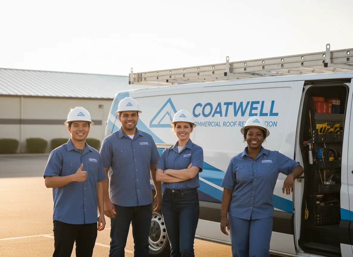 Commercial roof coating company in Douds, IA